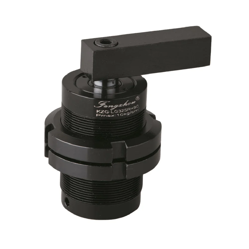 Wholesale Price KZG-LG Double Pneumatic Leverage Clamping Cylinder  external thread rotary clamp