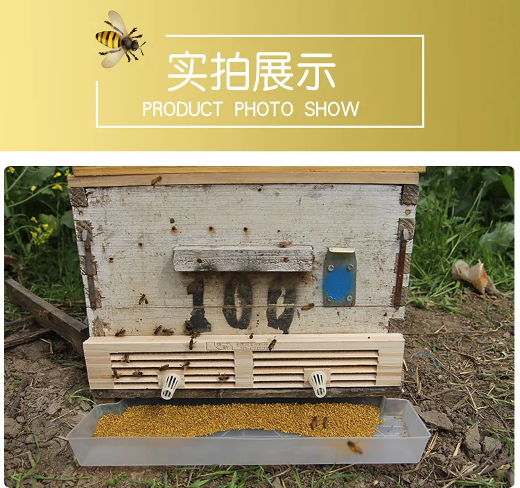 wooden 3 4 5 6 rows bee pollen trap
