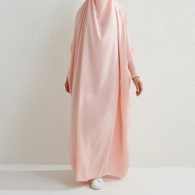 Custom hot sale high quality solid color muslim dress fashion middle east chiffon jilbab saudi arabia abaya women dress