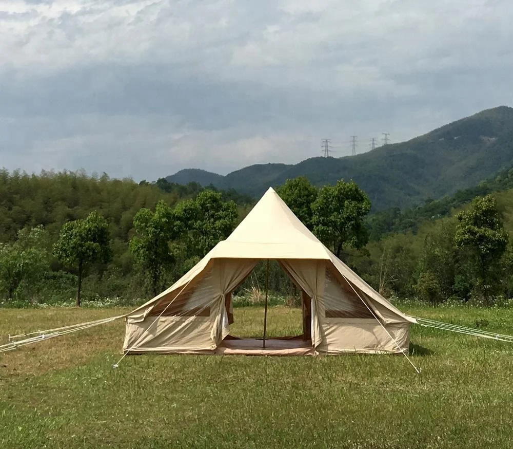 5x4 м утгард Touareg Белл палатка хлопок холст Палатка воды доказательство плесени для glamping