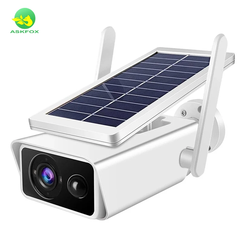 2023 New design free energy 1080P 2 Way Audio Wifi Solar Panel Battery Power Cctv Camera hot sale Network Solar Camera