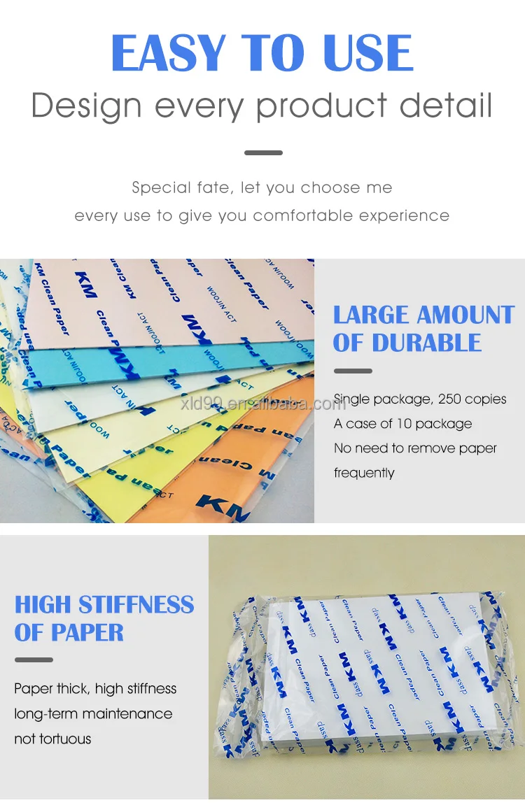 80gsm White A3 A4 A5 Clean Room ESD Printing Copy Paper