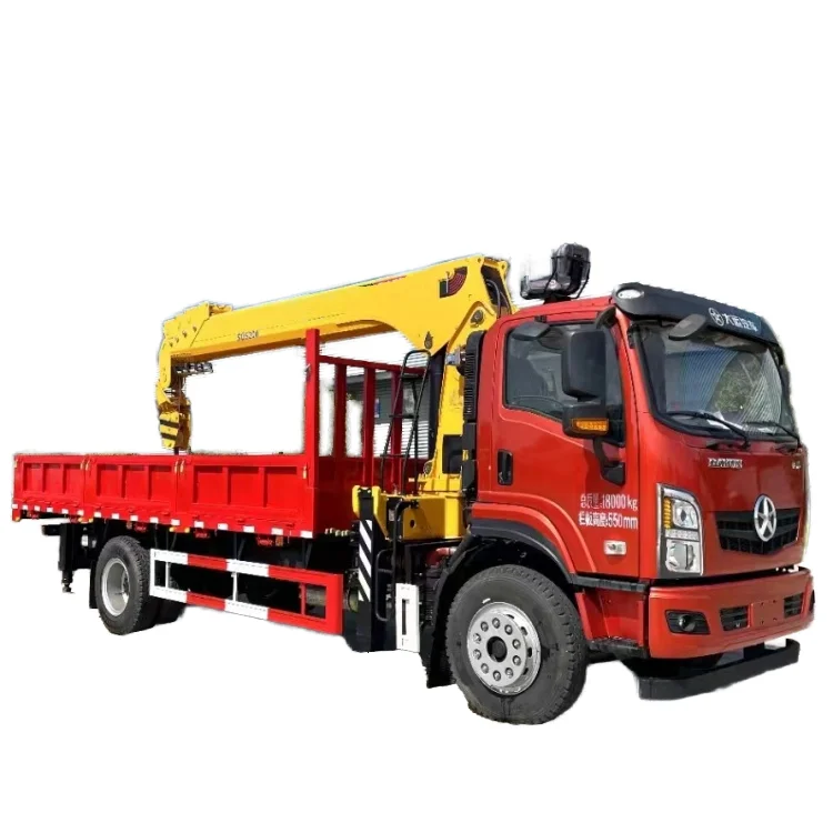 Yuchai Engine On-Board Crane for New 8-Ton Truck Cranes