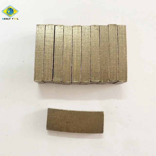 China manufacture best quality stone cutting machine diamond tip segment for lava stone cutter saw blade