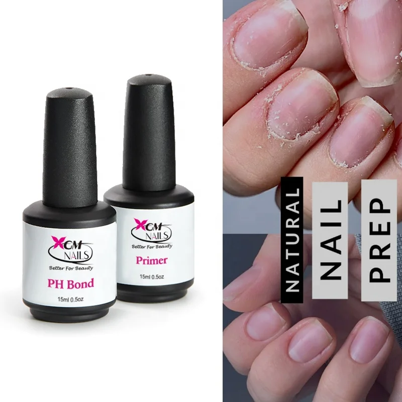 XGM NAILS Salon 15ml Nails Uv Gel Balancing PH Nail Prep Dehydrator No Acid Free Vegan Acrylic Powder Primer