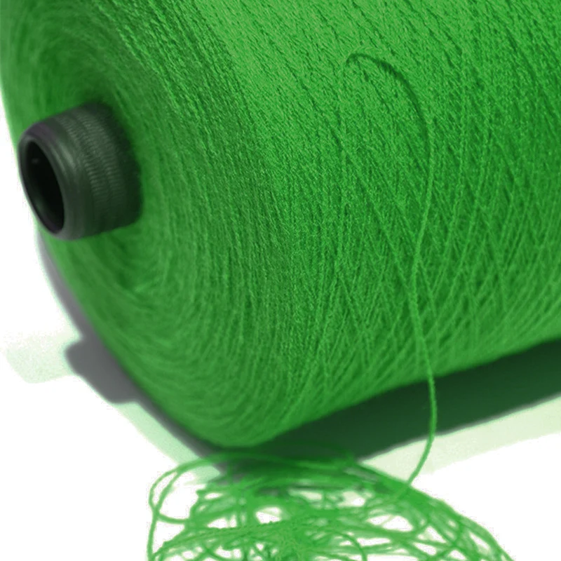 Wholesale high tenacity 100% acrylic 28S/2 solid acrylic knit yarn set for knitwear sewing weaving