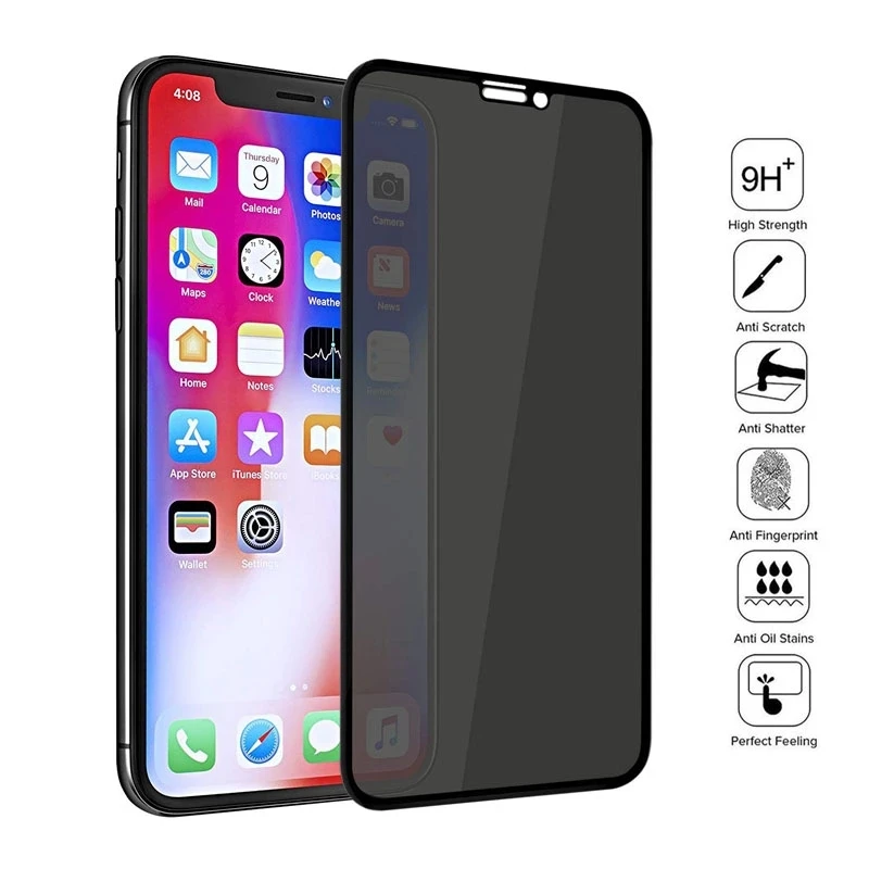  Защитное закаленное стекло с полным покрытием экрана 9H для iPhone 12 Pro