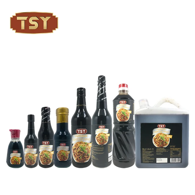 TSY Food Chinese Guangdong Condiment Supplier Brc Halal OEM Superior Wholesale Price Sugar Free Fermented Light Soy Sauce