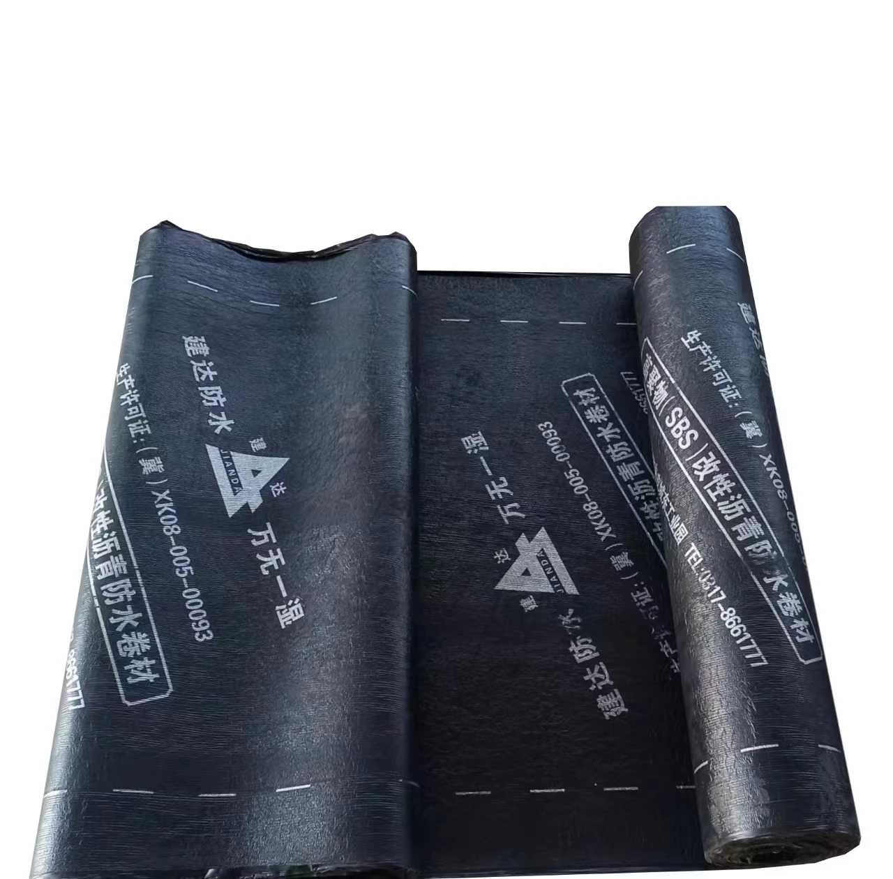 roof waterproof membrane  Sample polyester base torch-on 3mm SBS modified bituminous waterproof membrane