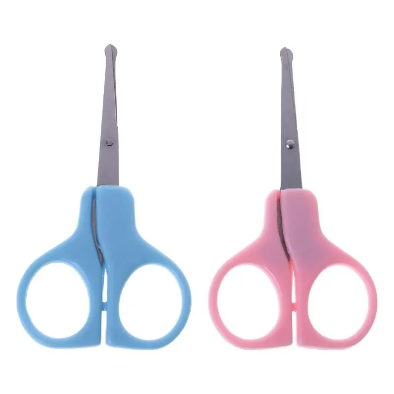 Factory Wholesale Baby Nail Beauty Care Newborn Safety Stainless Steel Random Color Printing Scissors
