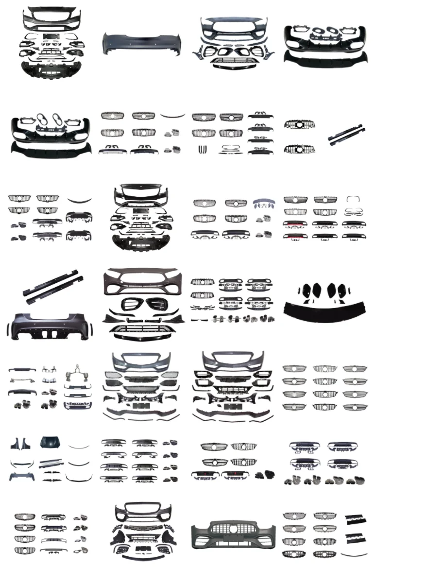 Бампер подходит для BMW MC M TECH M2C M3 M3X X4M M4 X5M M5 X6M M8 BENZ A45 AMG C63 E63 S63 S65 C43 G63 PEUGEOT 406 407