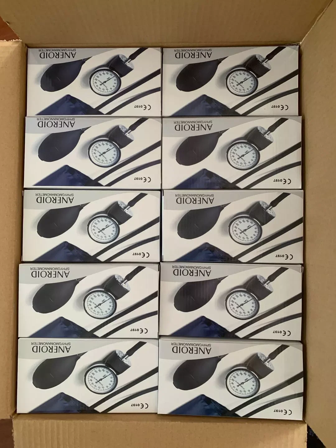 Medical Standard OEM Manual Aneroid Sphygmomanometer with Single or Dual Stethoscope