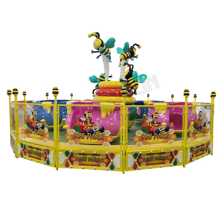 new design most funny fairground kids amusement park rides spray ball car ride for hot sale