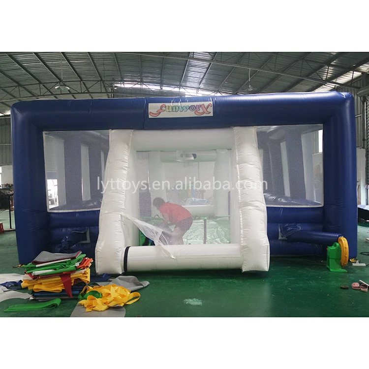 Newest custom soap soccer arena rent a soap football field inflatables