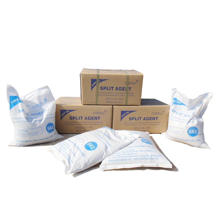 Chemical Rock Splitting Agent Non Explosive Expansive Mortar