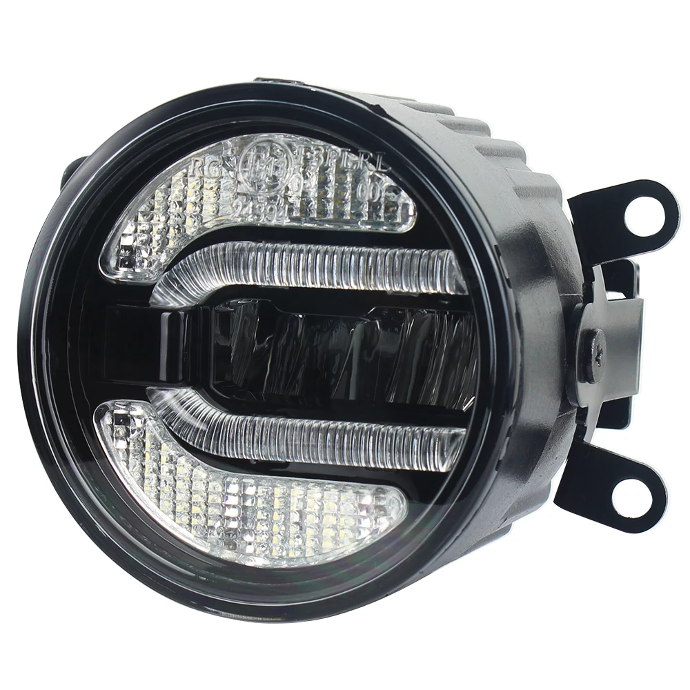 Wholesale Price 3.5 inch 10W LED Fog Light 90mm Driving Lights with DRL Kit For Jeep
