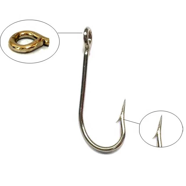 Лидер продаж коррозионно-стойкий крючок с бородкой 2330 Kirby в соленой воде