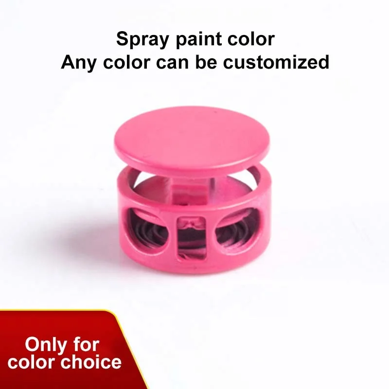 Zinc Alloy Spring Cord Lock Stopper Adjustable Drawstring Buckle Elastic Toggle metal cord stopper