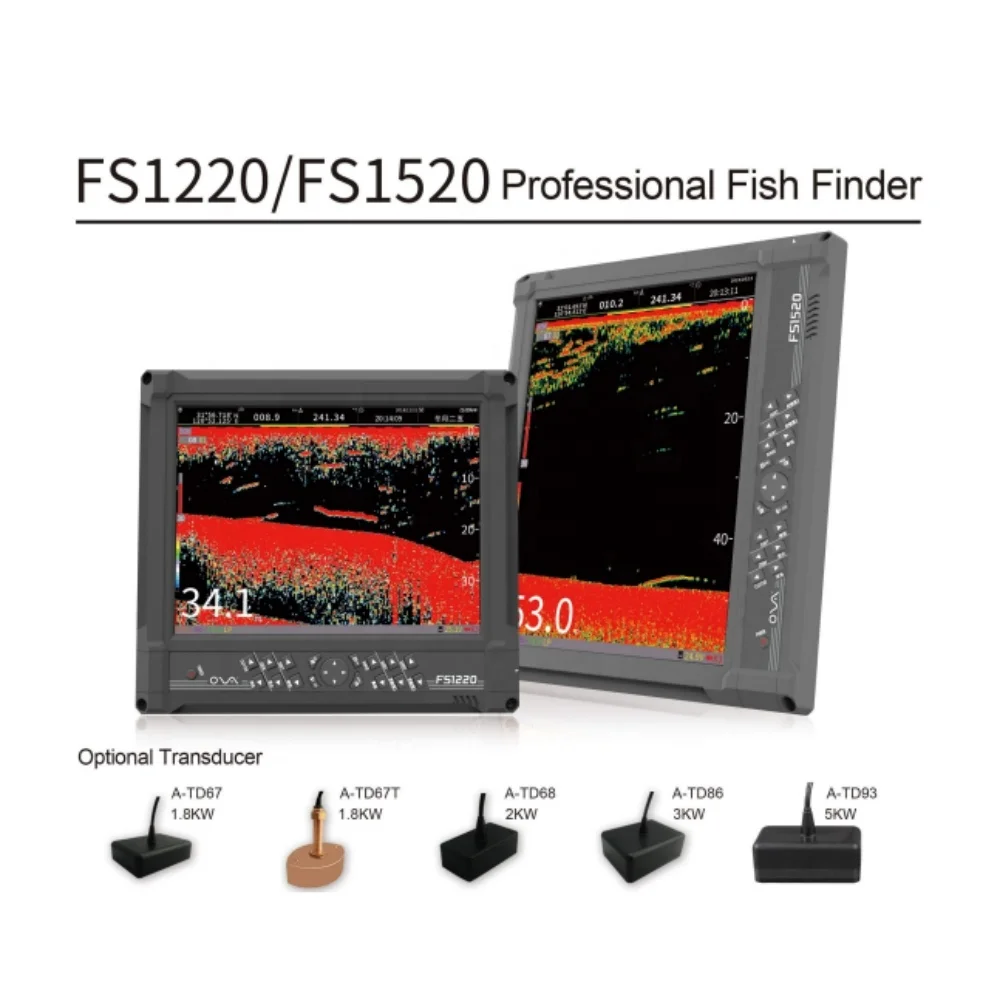 Best boat gps and fish finder ultrasonic fishing device 12 Inch big screen fish finder