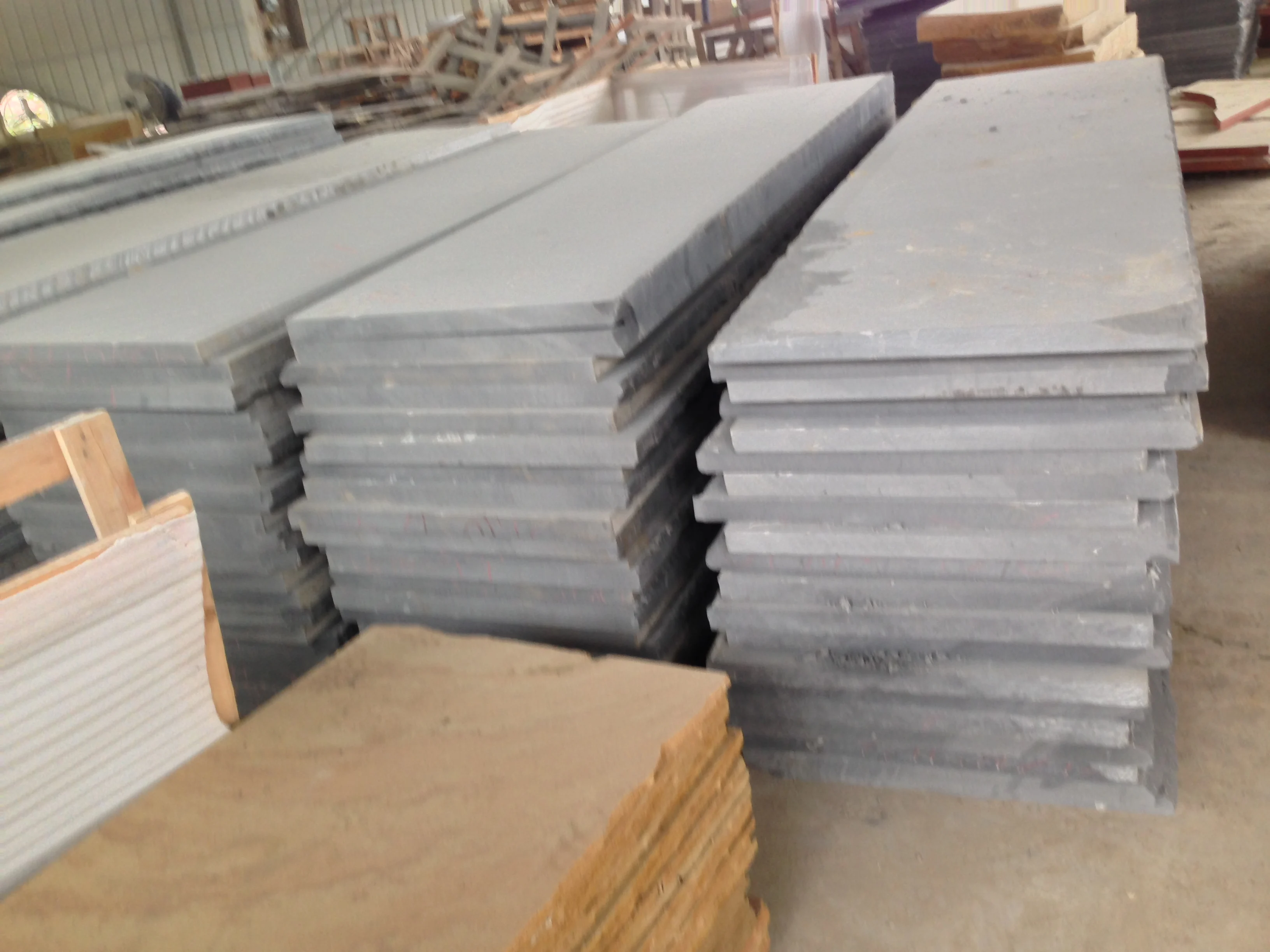 Acceptable cut size non slip stair steps paving stones natural sand stone board black sandstone