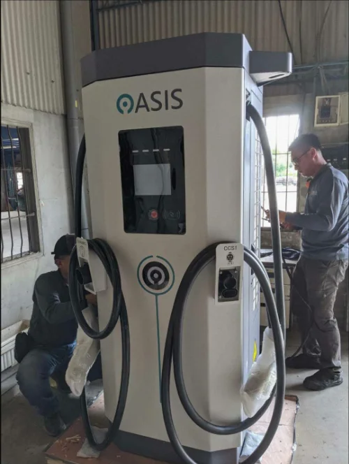 GRASEN European standard 200kw 500A CCS Chademo OCPP automotive charging station electric bus charging station