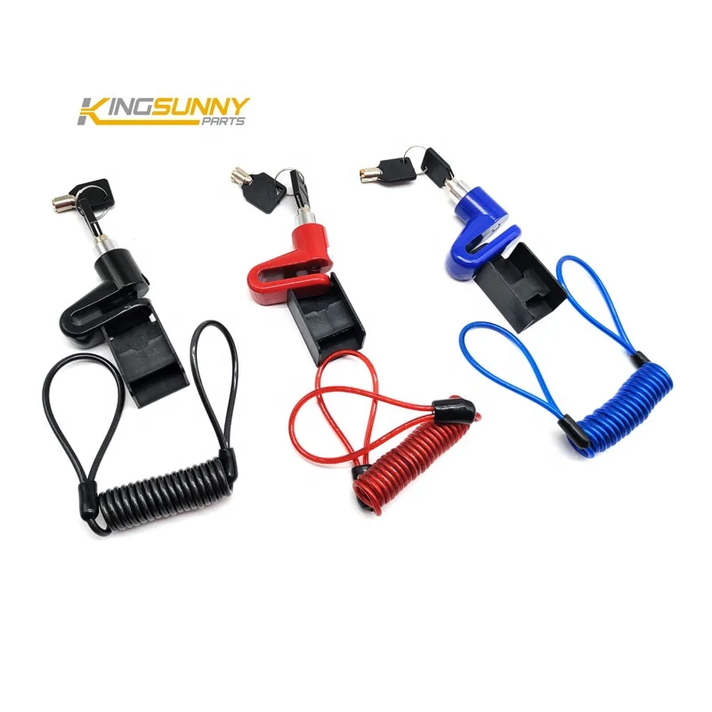 Scooter Accessories Safety Disc Brake Lock with wire bicycle Anti-Theft metal lock for Xiaomi M365 PRO wheel