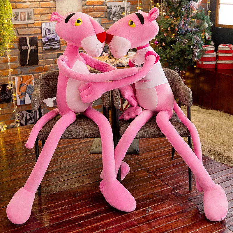 Pink Panther doll plush toy naughty leopard doll doll birthday gift for girls  S99