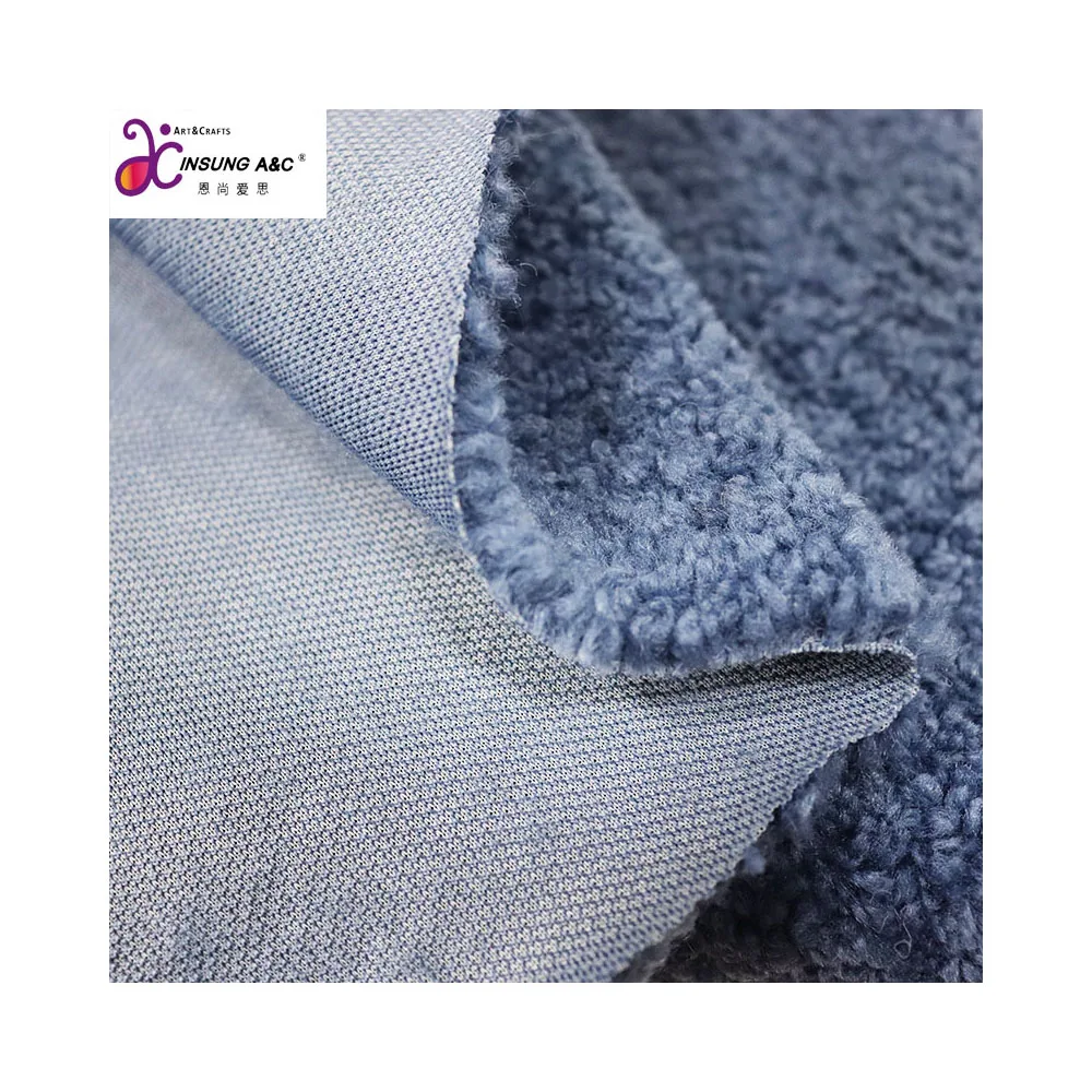 High Quality Soft Skin-Friendly Knit Grain Fleece Fabric for Garments Toys  Blankets Clothes