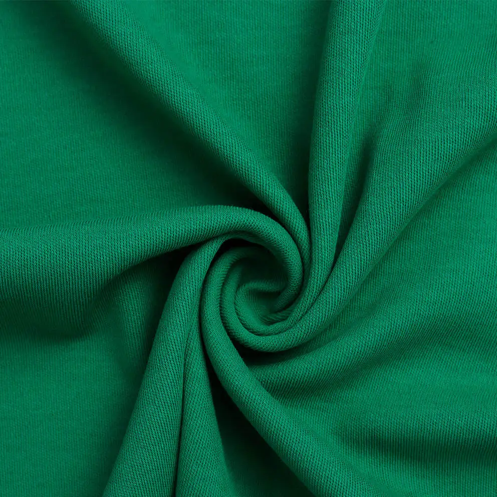 Multiple color double-face jersey mercerized interlock warp customizable knit organic cotton fabric wholesale
