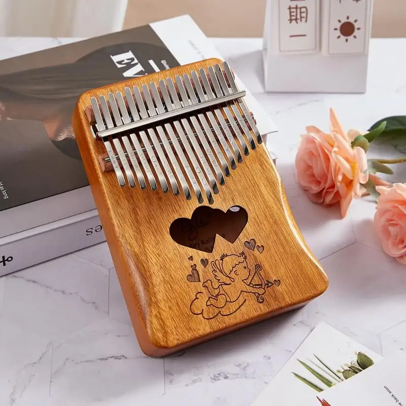 lovely cute vbh kalimba jecko wooden musical instruments portable finger piano