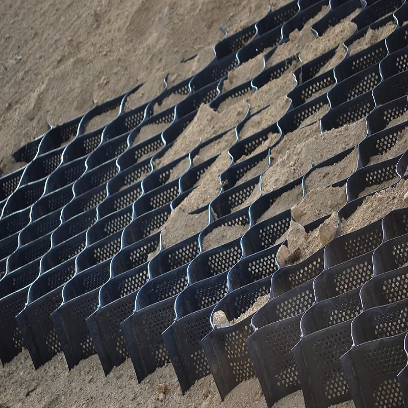 Erosion Control Smooth and Textured plastic high quality Hdpe Geocell honeycomb Gravel Stabilizer Grid Geo cell