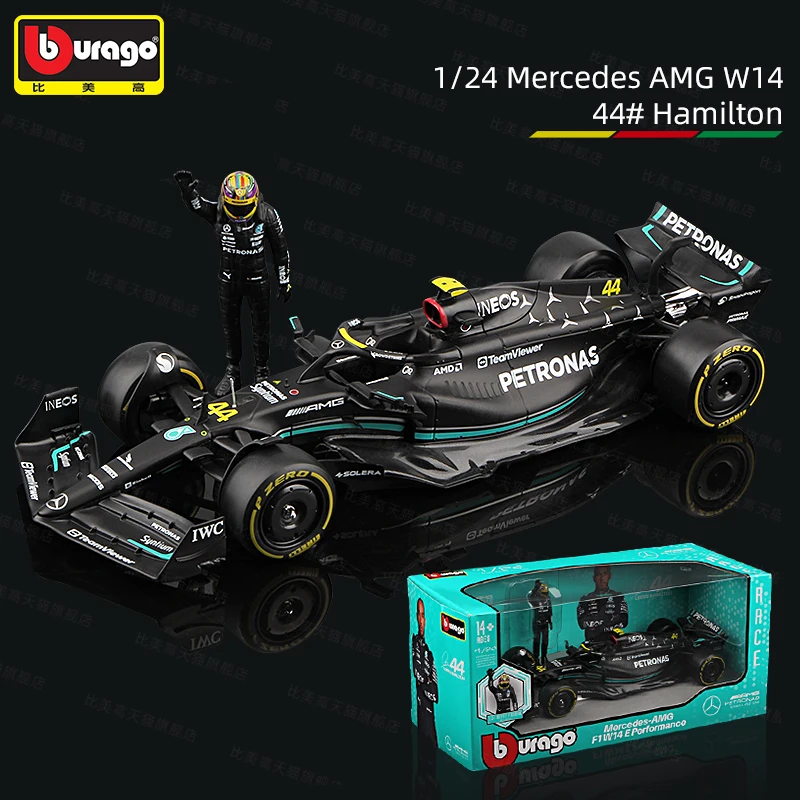 Bburago 1:24 F1 Verstappen Red Bull Racing RB19 фигурка водителя Perez литая модель автомобиля коллекционная игрушка Формула 1 игрушечная машинка