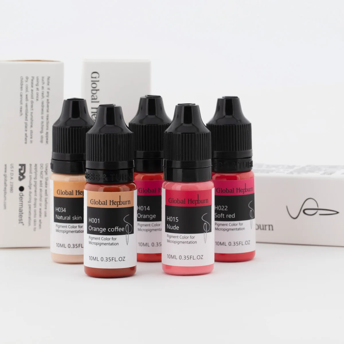 PMU Pigments Global Water-based Permanent Makeup Pigment for Microblading supplies tattoo pigments