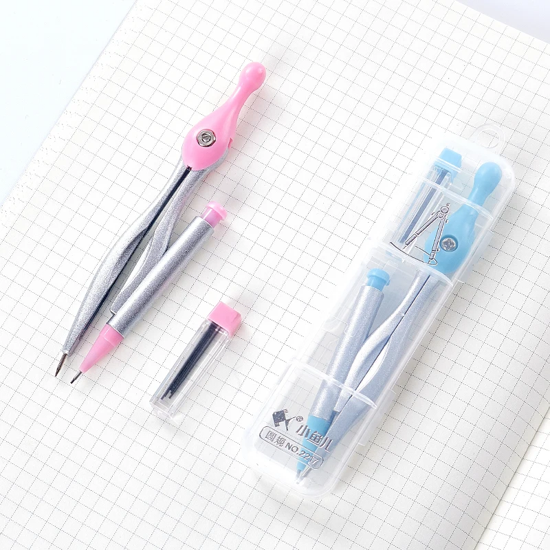 
Metal Mechanical Pencil Drawing Compasses with mechanical pencil For School Students 