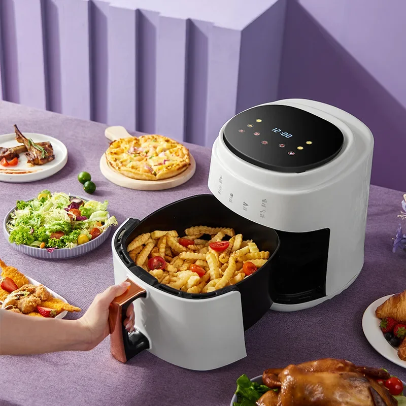 Home 8L Large Capacity Intelligent Electric Fryer Chips Machine Gift Can Be Timed Digital Display Screen air Fryer
