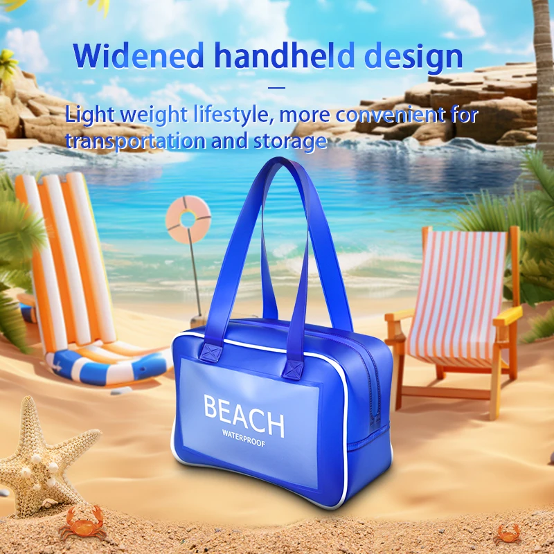 Reliable Factory Price Plastic PVC Washing Bags Frosted Makeup Bag Custom Printing Washing Pouch EVA TPU Zip Lock Beach Bags