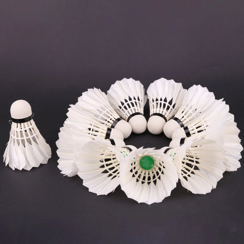 Wholesale China durable duck feather shuttlecock badminton for professional game