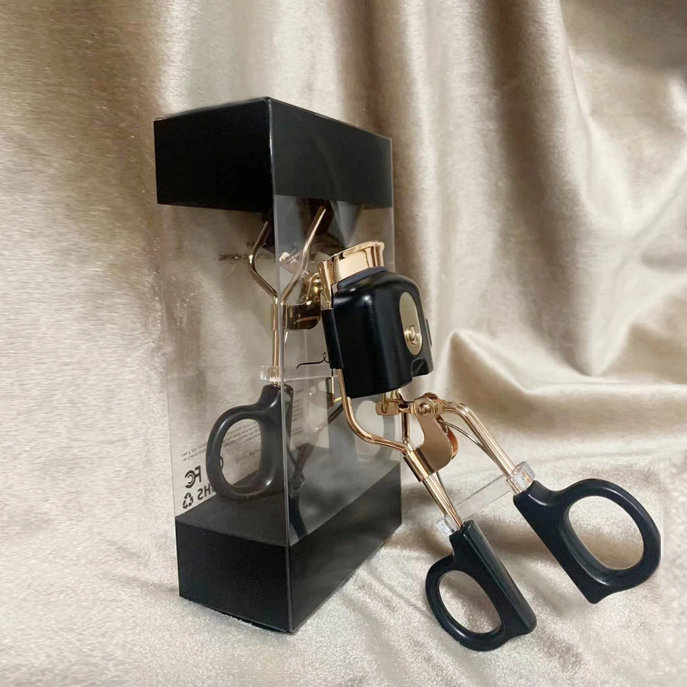 Private Label Mini Portable Heated Eyelash Curler USB Rechargeable Intelligent Heating Electric Make-Up Tool Clip Made Plastic