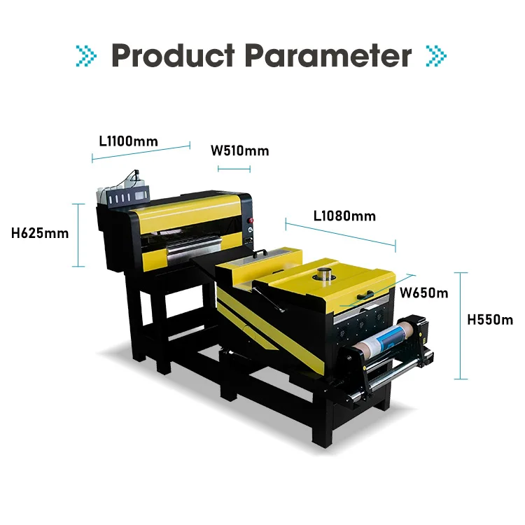 The Best After-sales Service 2023 A2 DTF Printer 2 xp600 Head Direct to Film Digital Printer Pet Film Inkjet DTF Printer