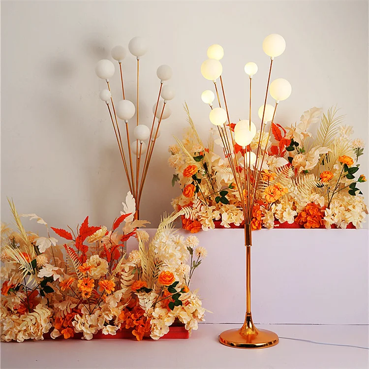 Wedding Props Iron Butterfly Road Lead Light Ornaments Luminous Road Led Wedding Lights