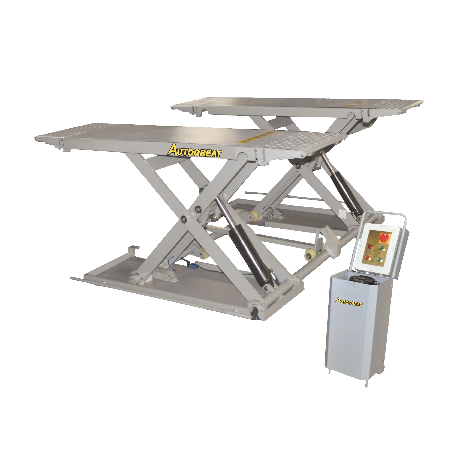 Mid Rise Scissor Lift Portable Hydraulic Scissor Car Lift for Sale wirh Control Box