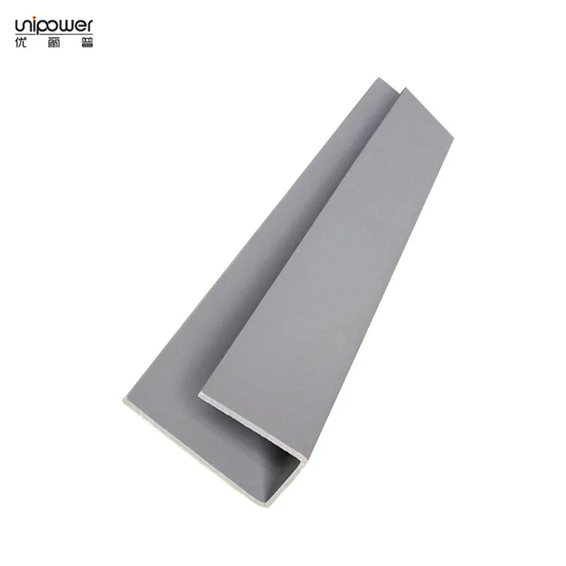 Лидер продаж, аксессуары для панелей из ПВХ slatwall, угловая отделка из ПВХ, Большая отделка J, средняя отделка H