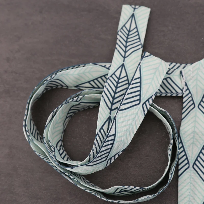 Fashion Women Bib Kitchen Linen Custom Print Apron with pockets