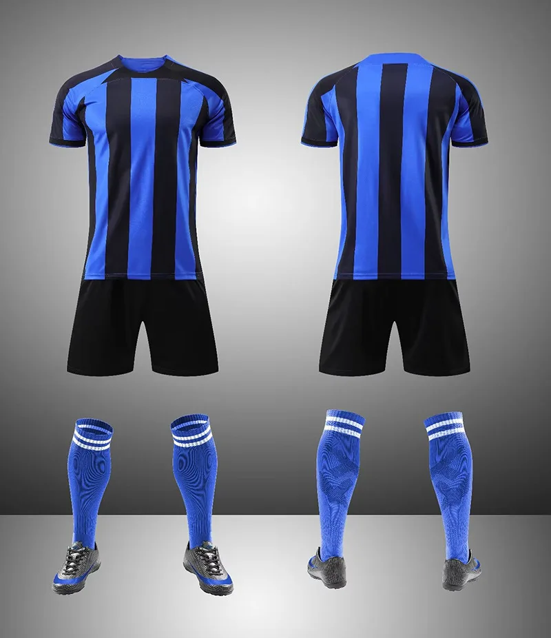 23 24 Half Zip Winter Long Sleeve Tops and Pants Football Training Jersey Club Football Uniform JS-2223