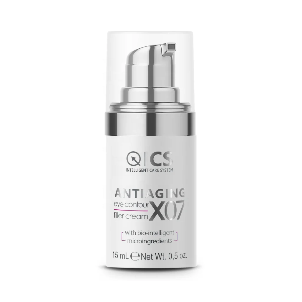 Private label ICS Antiaging X07 Eye Contour Filler Cream Cosmoderma skincare 15ml  Made in Italy OEM
