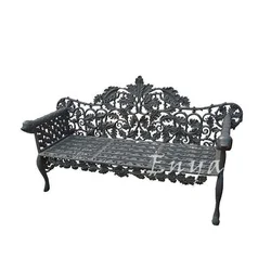 Antique Cast Iron Outdoor Garden Metal Bench