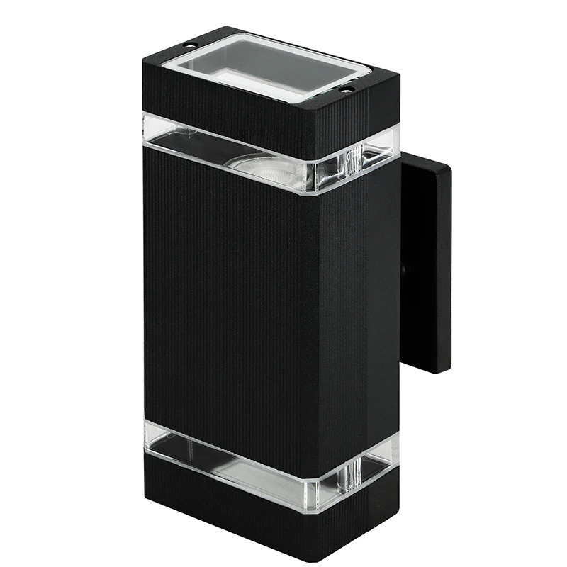 Dawn to dusk PIR outdoor wall light GU10 energy saving CE ETL certificated outdoor wall lamp with motion sensor