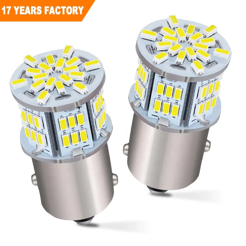 Automotive Parts Led Replacement Bulbs 1157 1156 BA15S P21W 3014 54SMD Tail Light Turn Signals Light 12V24V Led Car Auto Lights
