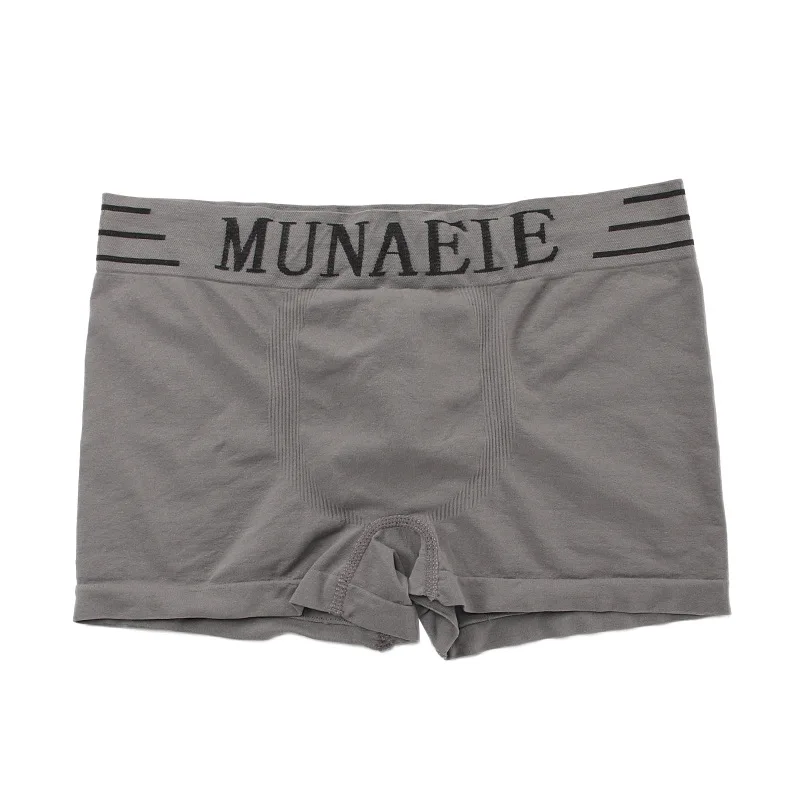 Custom Mid Waist Comfortable Breathable Underwear Soft And Seamless One-Piece Mens Boxer Briefs