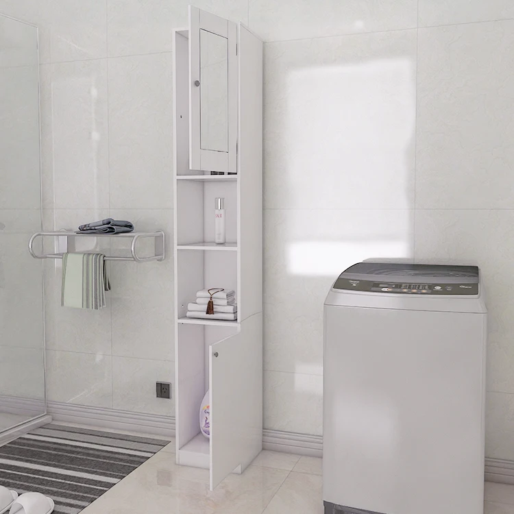  Meuble Salle De Bain узкий угол готовые белая кухонная мебель современная полка для хранения вещей